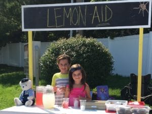 Brielle & Nora Sage Lemonade Stand