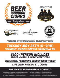 Young Friends Beer Bourbon & Cigar Flyer