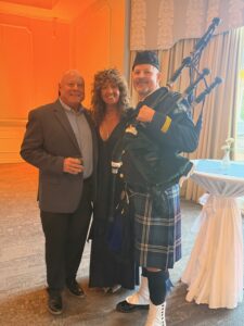 Kim Kowalski and Lt. Col. Lawrence O'Toole